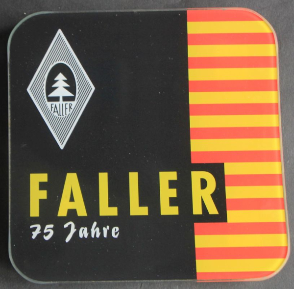 Faller Payment Plate 2021 glas with logo (10433)